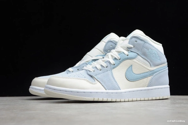 DA4666-100 Jordan Mid Air 1 Blue Mixed Textures 1026